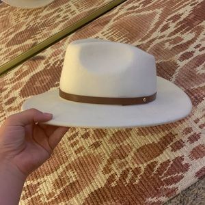 Free people flat brim hat